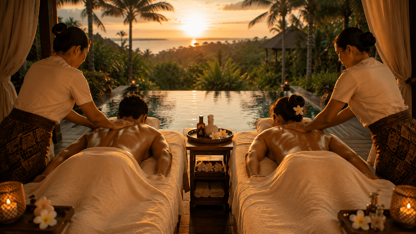 Balinese massage treatment on villa | Putu bali spa home care