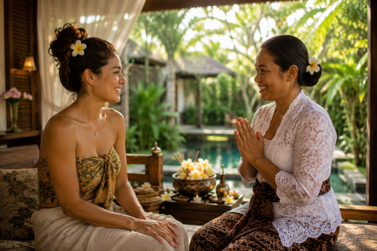 Om swastyastu greating from us | Putubali spa home care